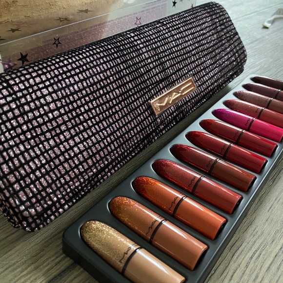 mac taste of stardom mini lipstick kit makeup gift set